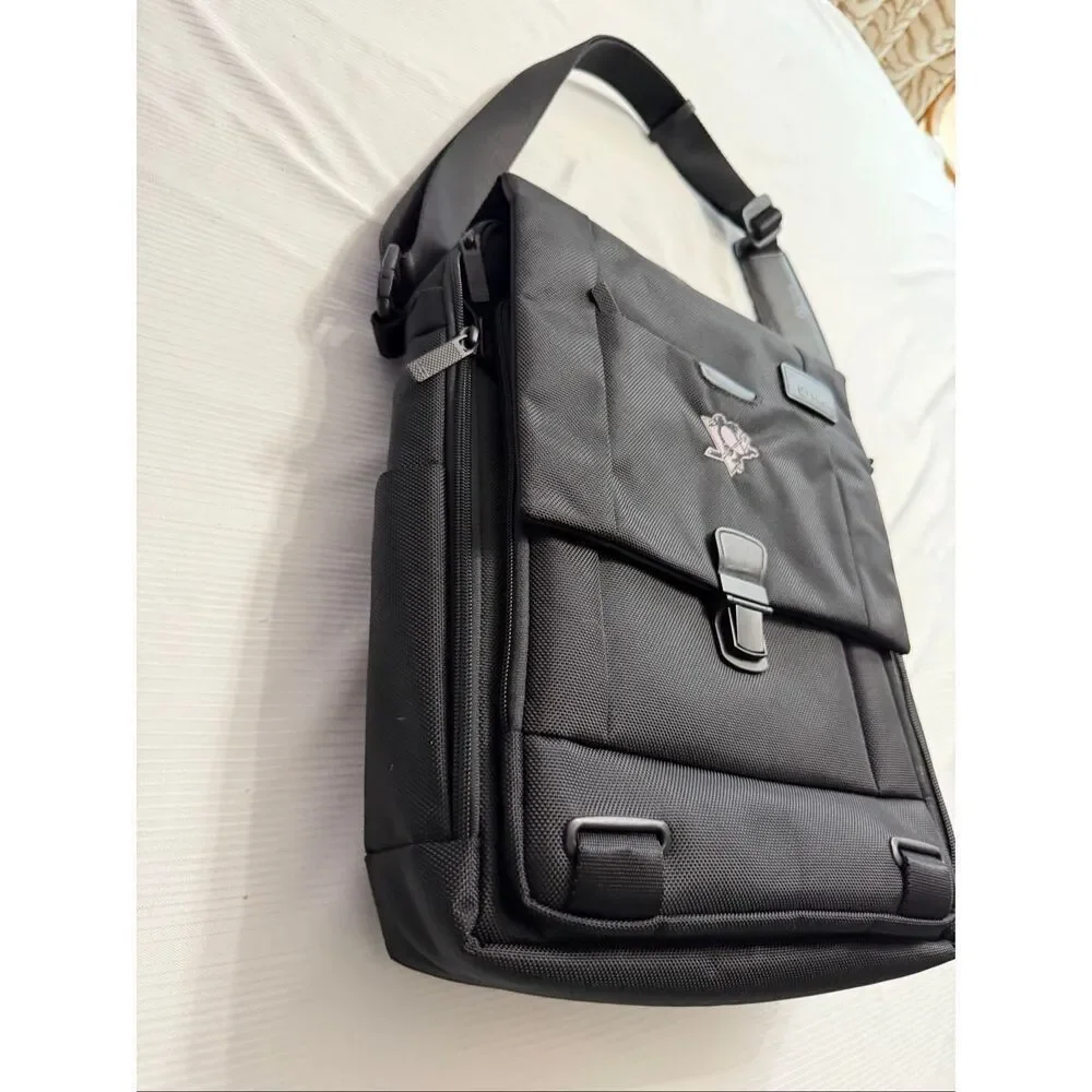NWOT Tumi Tech Convertible Laptop Brief Pack Nylon Backpack Pittsburgh Penguins